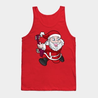 Christmas Santa Claus Rocks Tank Top